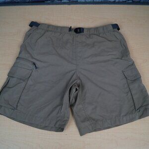 Columbia Shorts Belted Nylon Cargo Swim River Kayak Running Mens M Medium